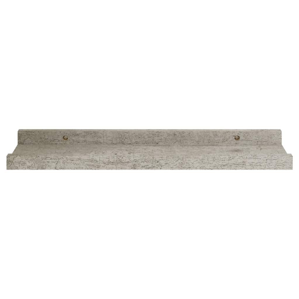 Étagères murales 4 pcs Gris béton 40x9x3 cm - 5