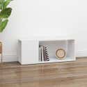 SIB Meuble TV Blanc brillant 120x30x40,5 cm Aggloméré - AKO SIB Meuble TV Blanc brillant 120x30x40,5 cm Aggloméré - AKO