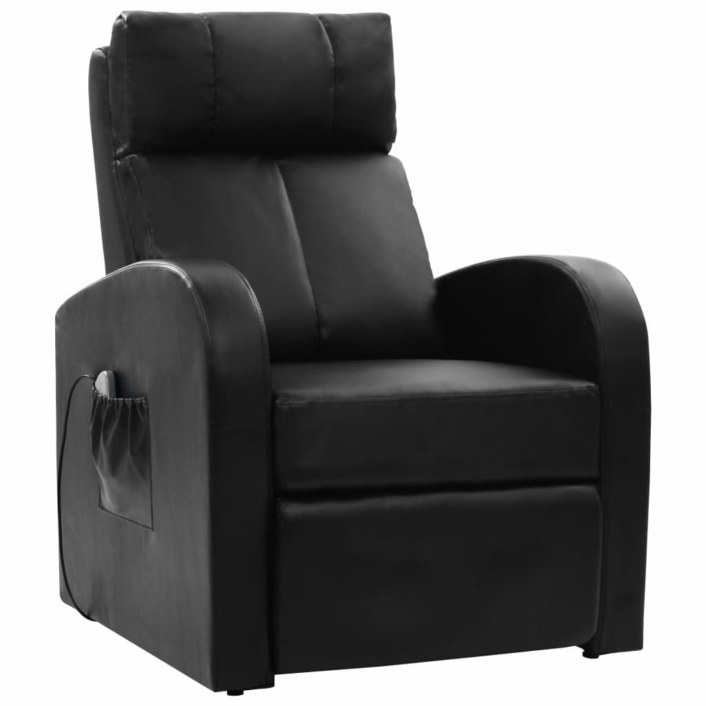 Fauteuil De Massage Noir Similicuir Leroy Merlin