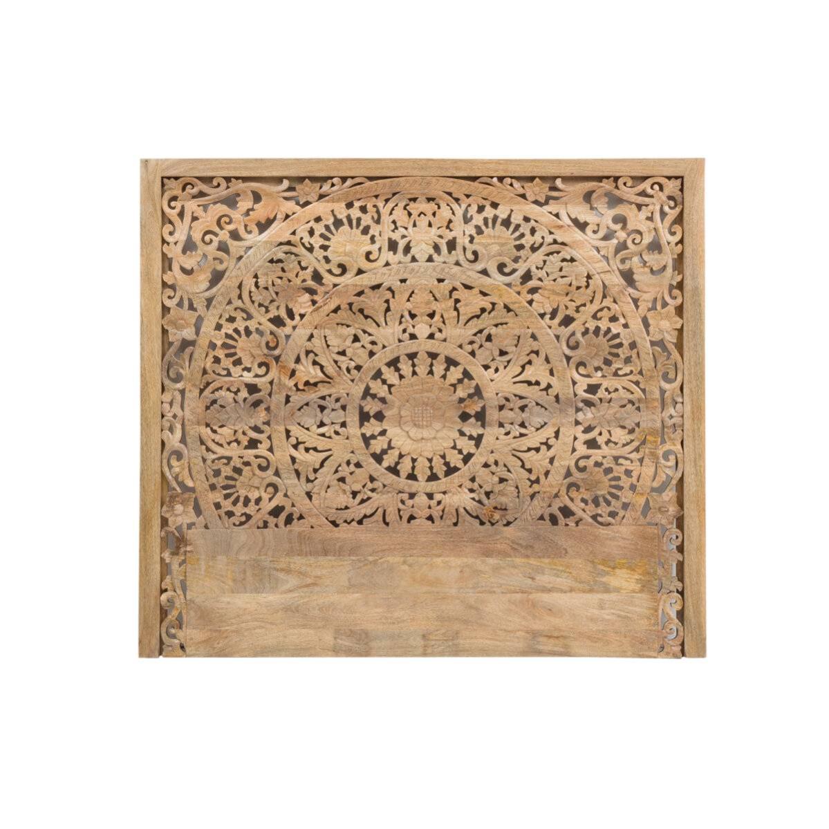 Tête de lit en bois de manguier sculpté Vittoria Leroy Merlin