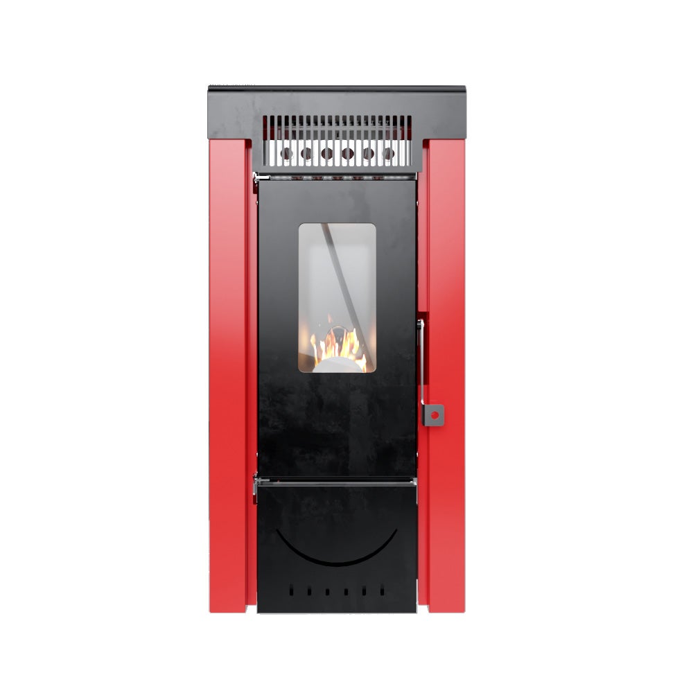 Stufa a pellet 8,24 kW Qlima Fiorina 74 S-RED a 889