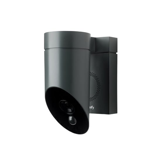Somfy 2401563 Caméra de Surveillance Extérieure sans Fil - Gris