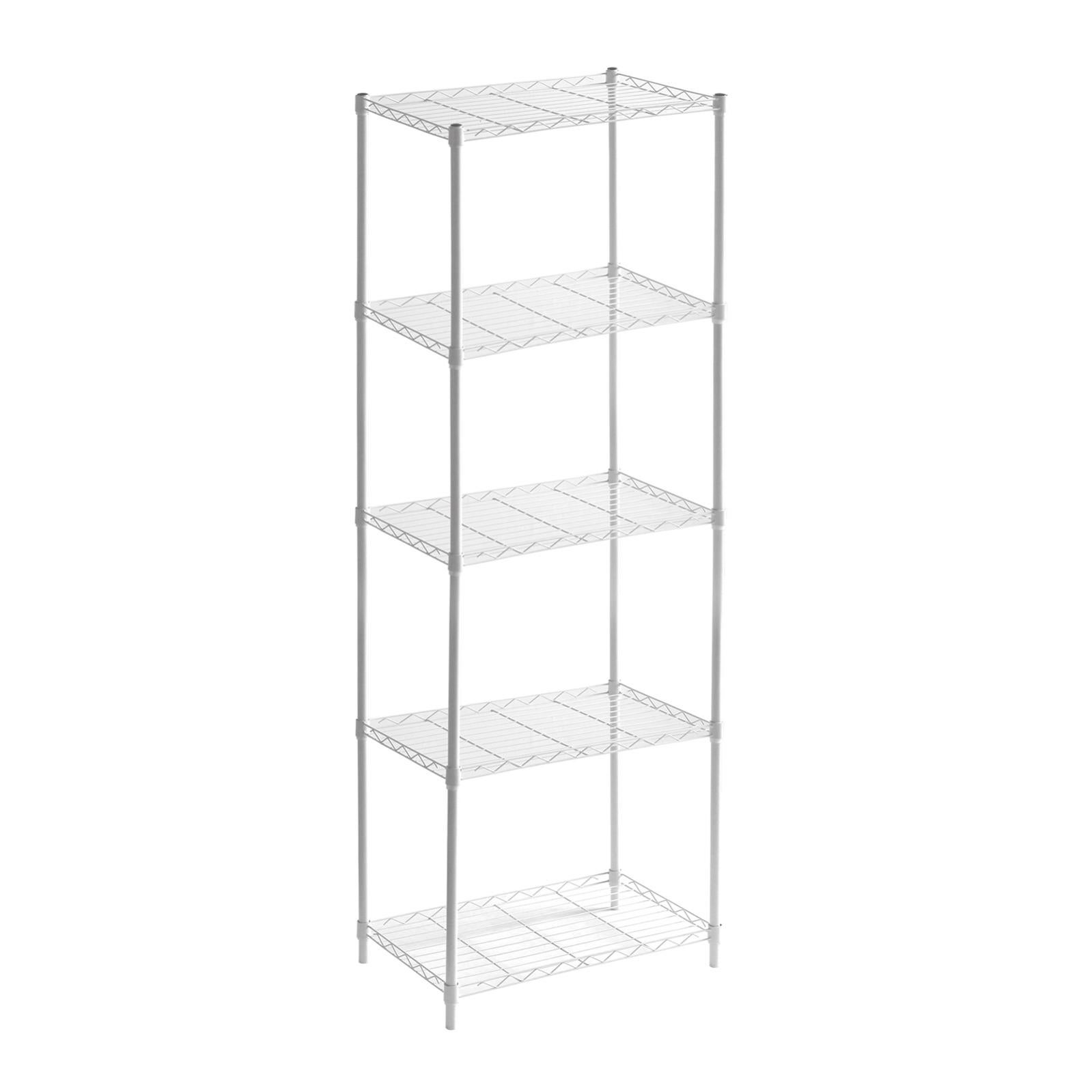 Scaffale Metallico Zincato Catter House Nils Solid 137 70x30x137 Cm Con 4 Ripiani In Acciaio Zincato Supporta Fino A 200 Kg