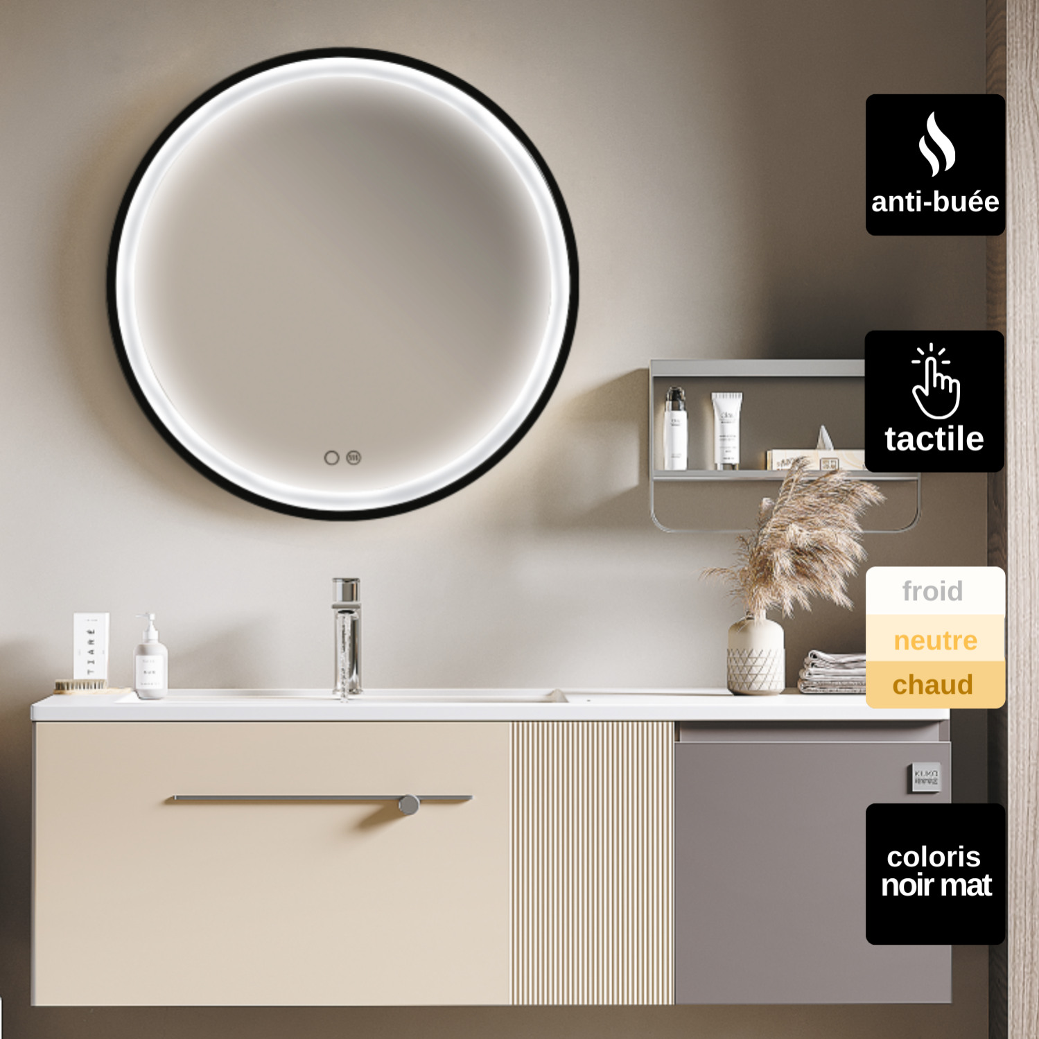 Specchi da bagno con luci | Illuminazione a LED moderna e funzionale