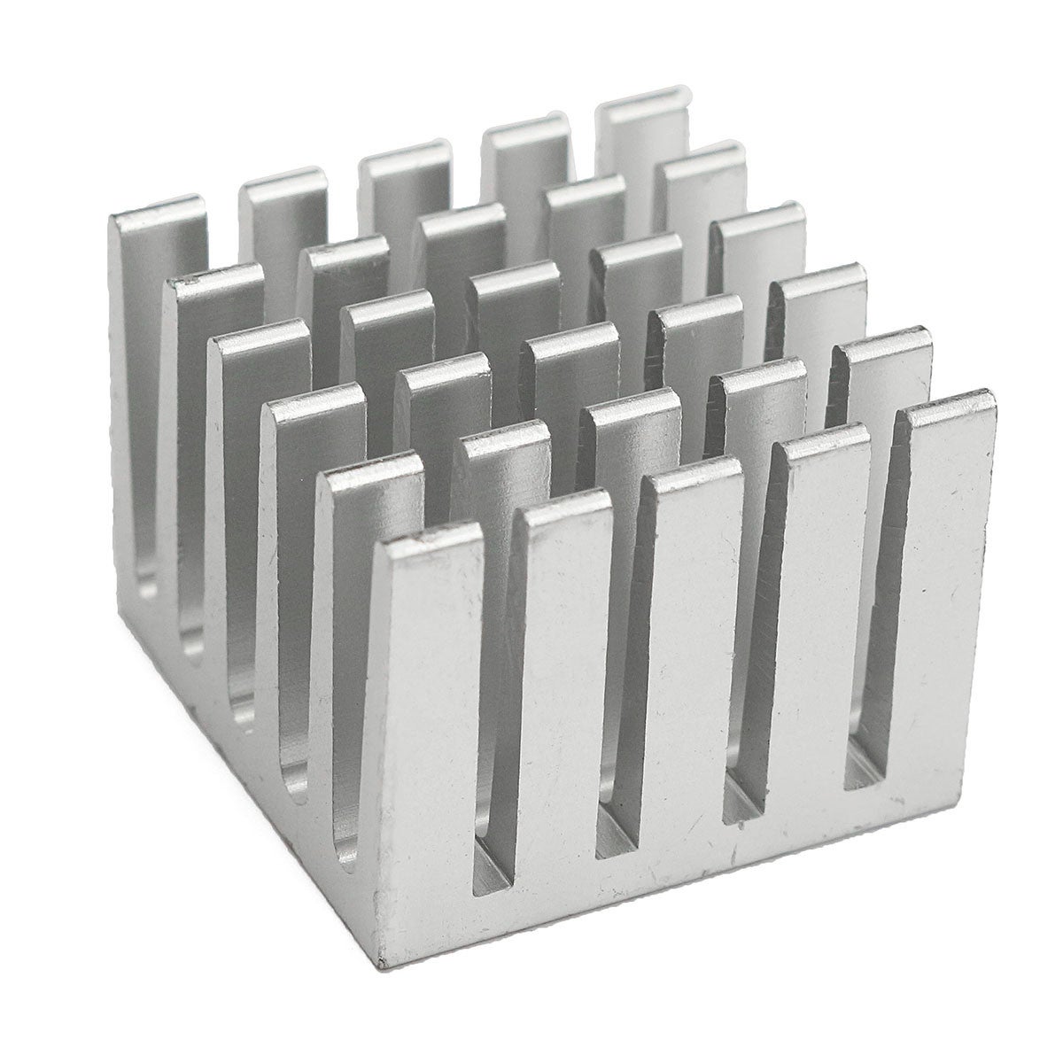 Lot de 50 Dissipateur thermique aluminium pour installations électriques  informatiques électroniques 20x20x15mm