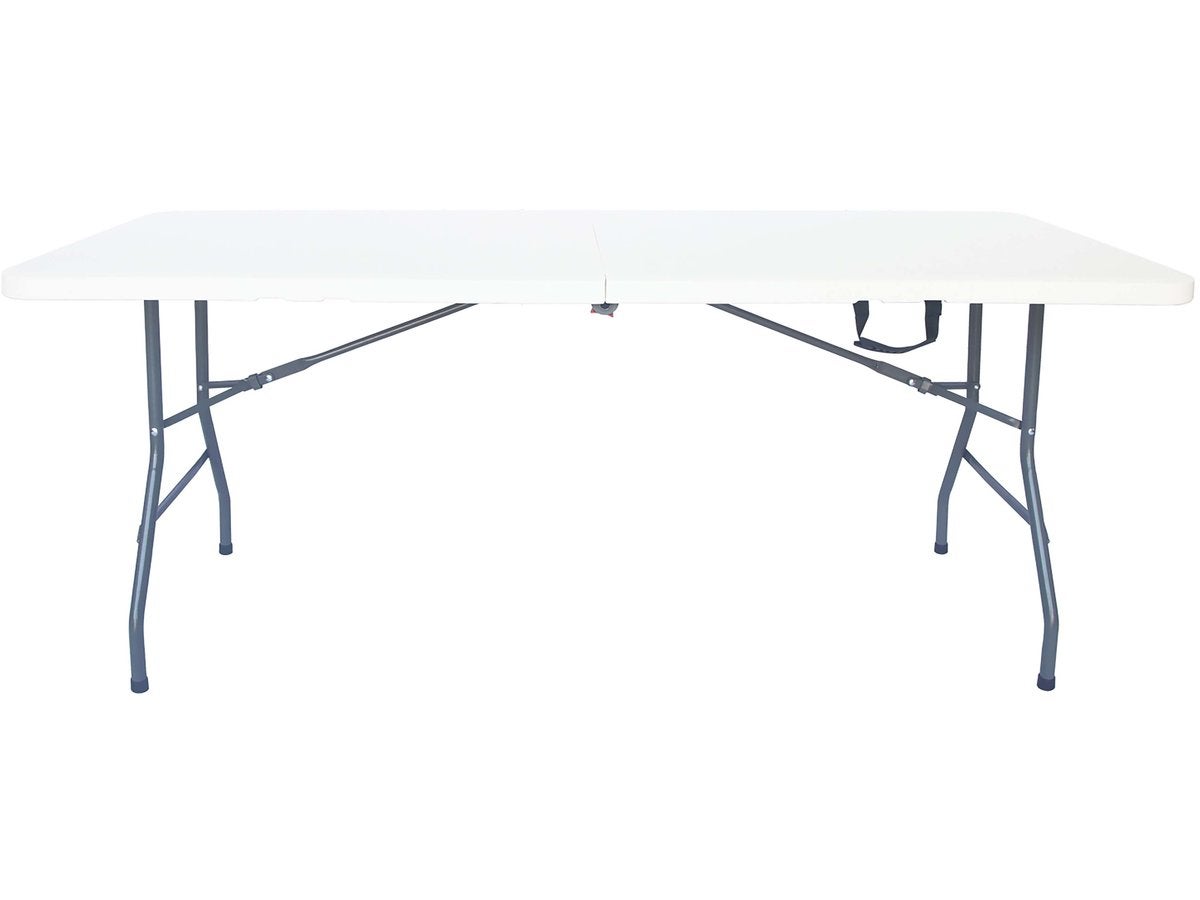 Table de jardin pliante Foldy - 180 x 74 x 74 cm - Blanc