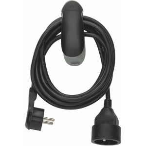 Rallonge électrique noire Sucko (3x1.5mm) 2M