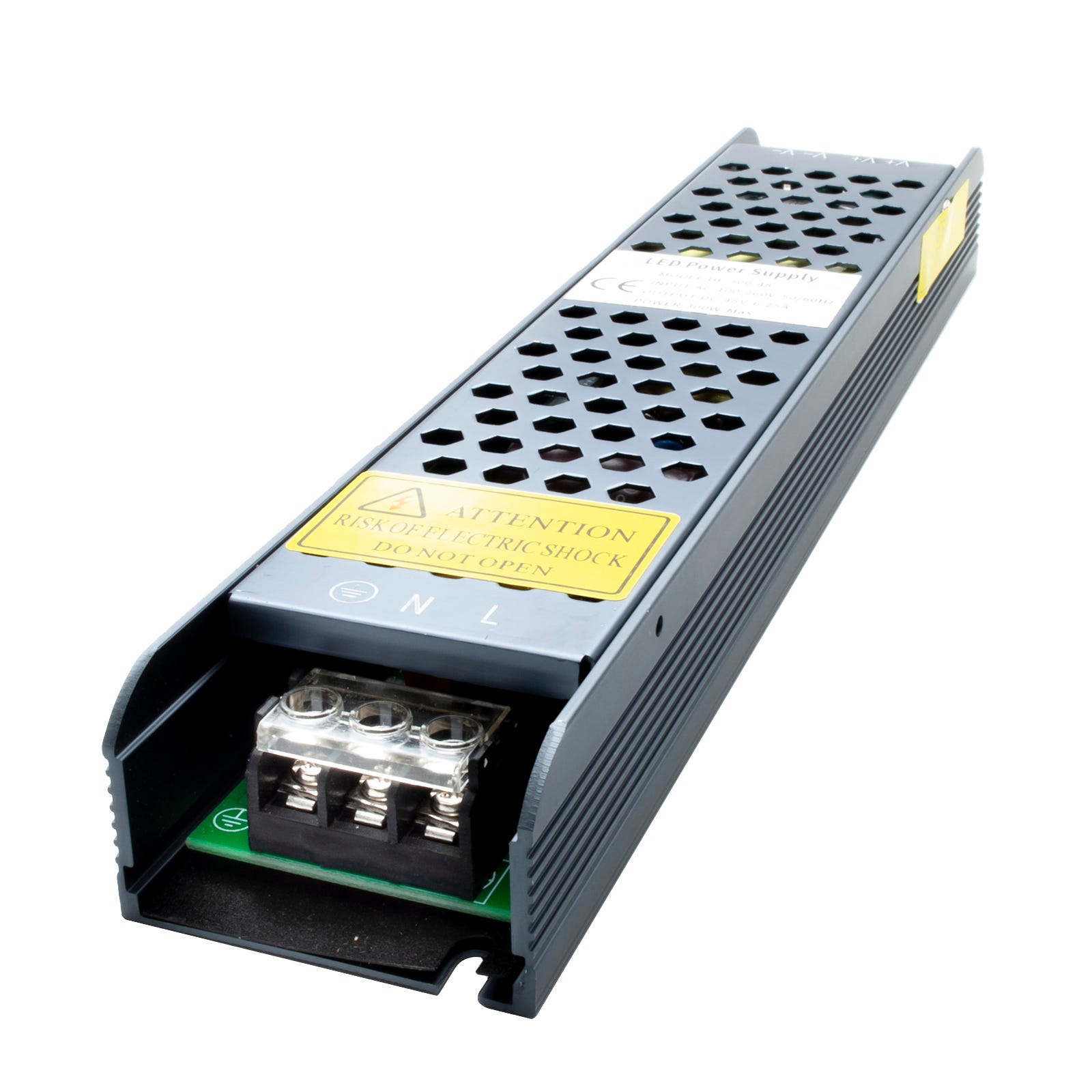 Trasformatore 48V alimentatore passivo esterno binario magnetico track 300W  6.25A doppia uscita da 230V a 48V