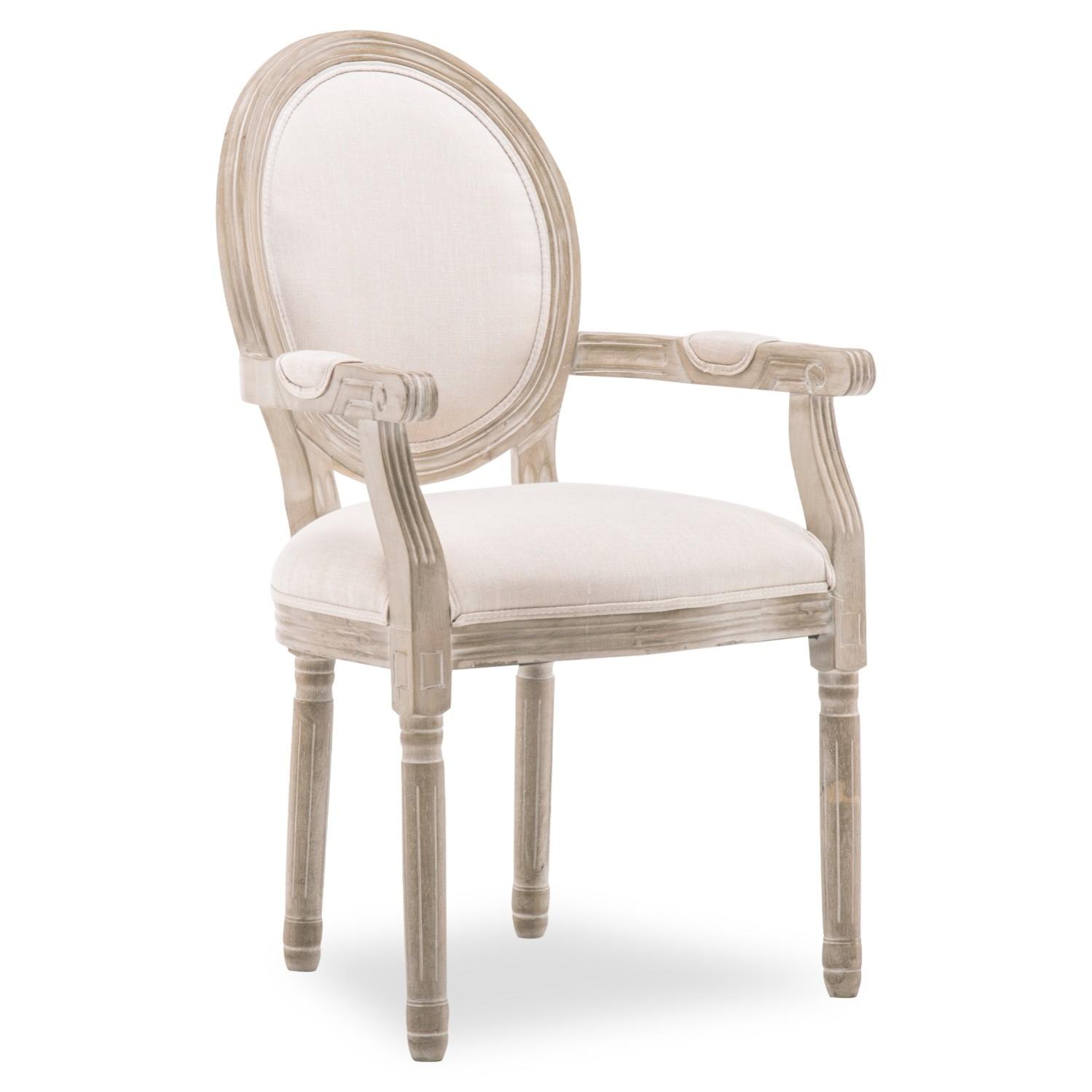 SUITE DE QUATRE CHAISES MEDAILLON DE STYLE LOUIS XVI - Antiques Trade Gallery