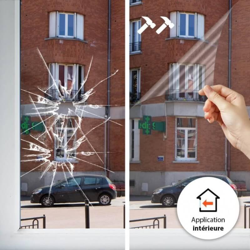 Pellicola Privacy Blu Argento Pellicola Oscurante Per Finestre Blu - Foto 13