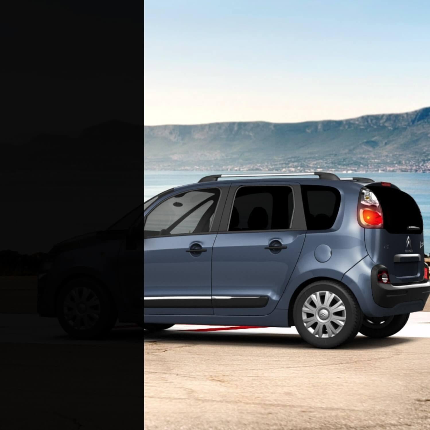 Striscia Parasole Parabrezza Auto,per Fiat Grande Panda Pellicola
