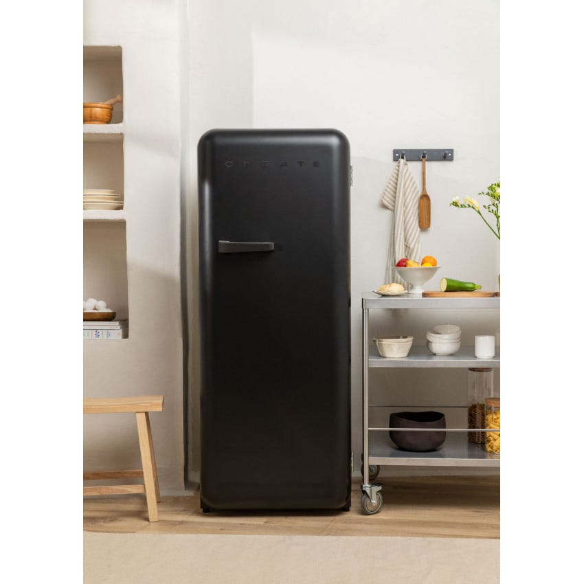 RETRO FRIDGE 150 BLACK - Réfrigérateur 260L Noir - 152x63x60cm