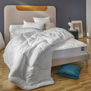 Couette très chaude CO.MERINOS 50% 240x220 blanc en coton