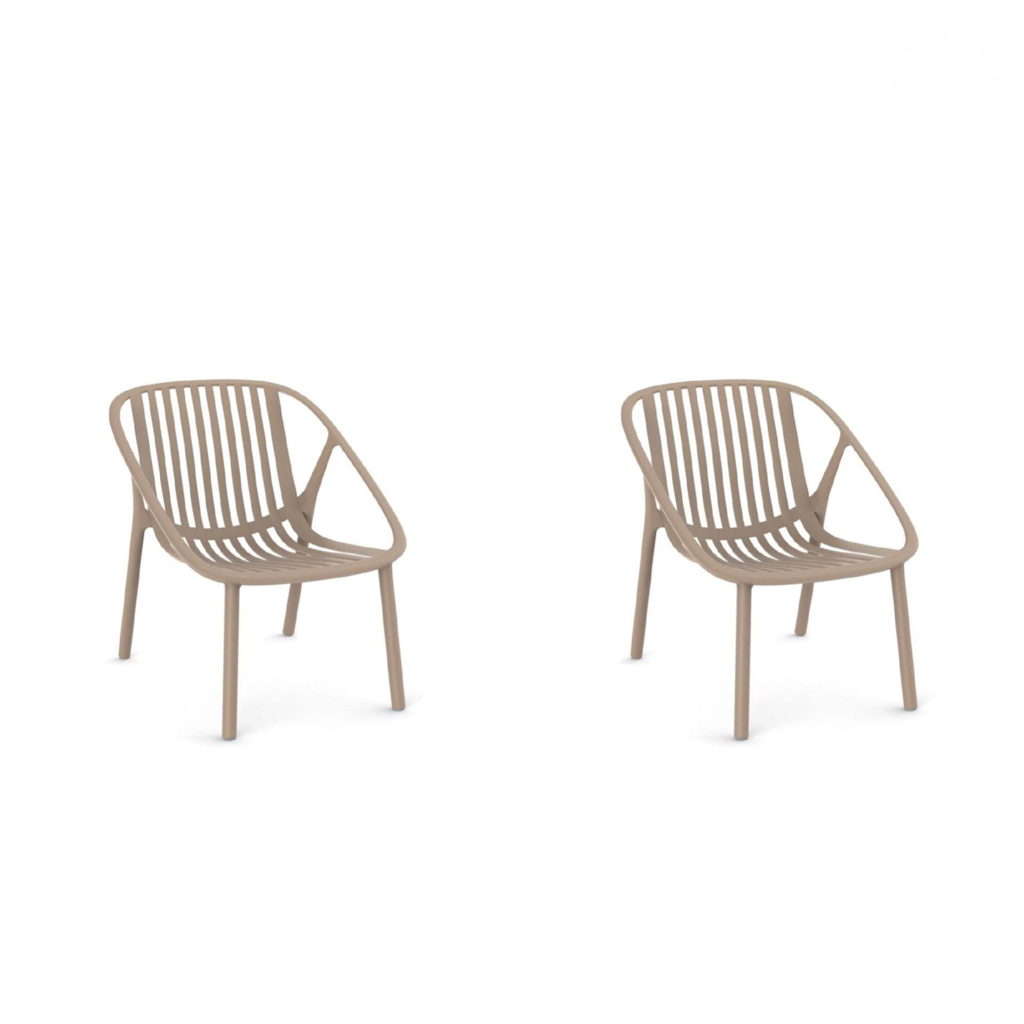 Set 2 Fauteuil Bini Lounge RESOL Leroy Merlin