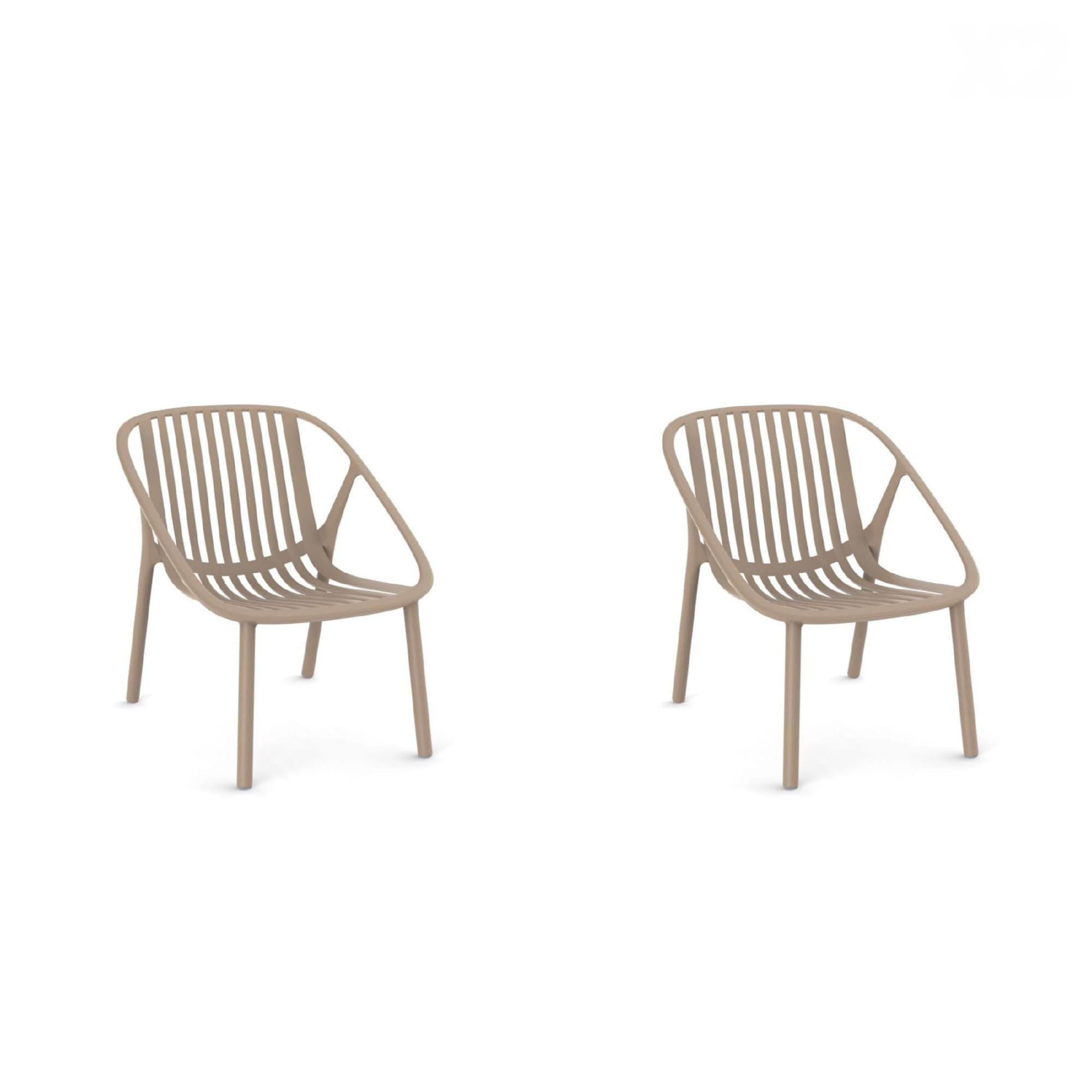 Set 2 Fauteuil Bini Lounge RESOL Leroy Merlin