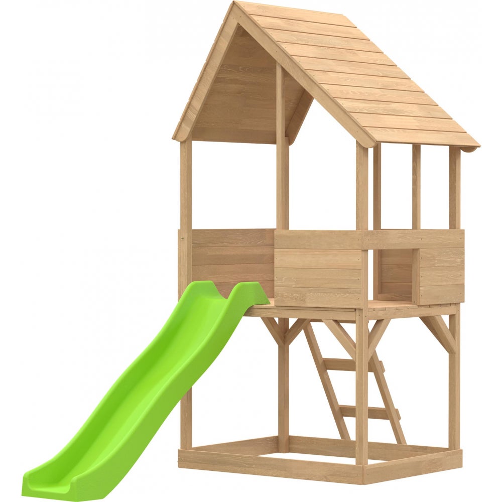 Tp Toys - Cabane enfant sur pilotis avec bac à sable Lookout Sans glissière  - Maisons de jardin - Achat & prix