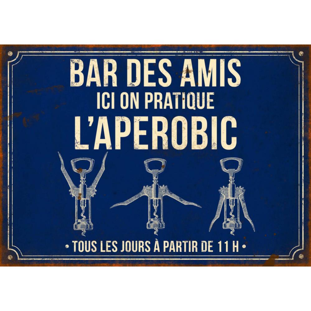 Plaque Murale Humoristique En étain - Motif Malte - 14x20 Cm - Déco Vintage Pour Garage, Bar, Bureau Ou Cave - 14