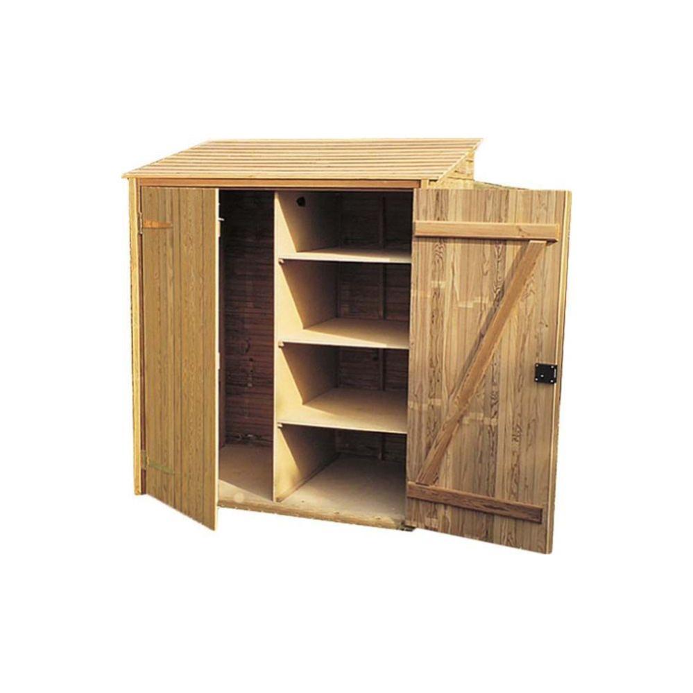 Armoire de jardin en pin 3 étagères Krol Cihb Leroy Merlin