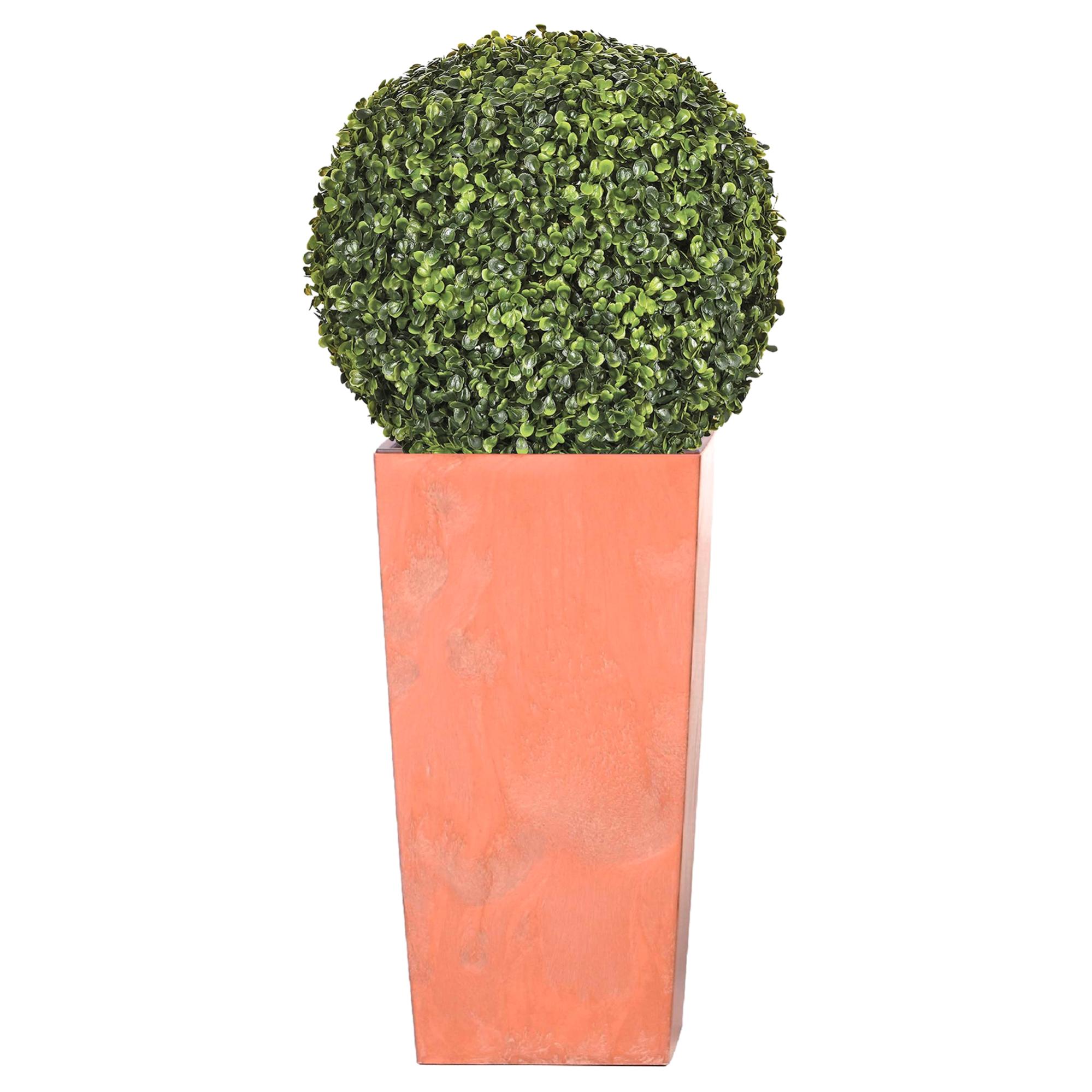 Vaso Di Fiori Prosperplast Urbi In Plastica Effetto Quadrato Alto 26,6