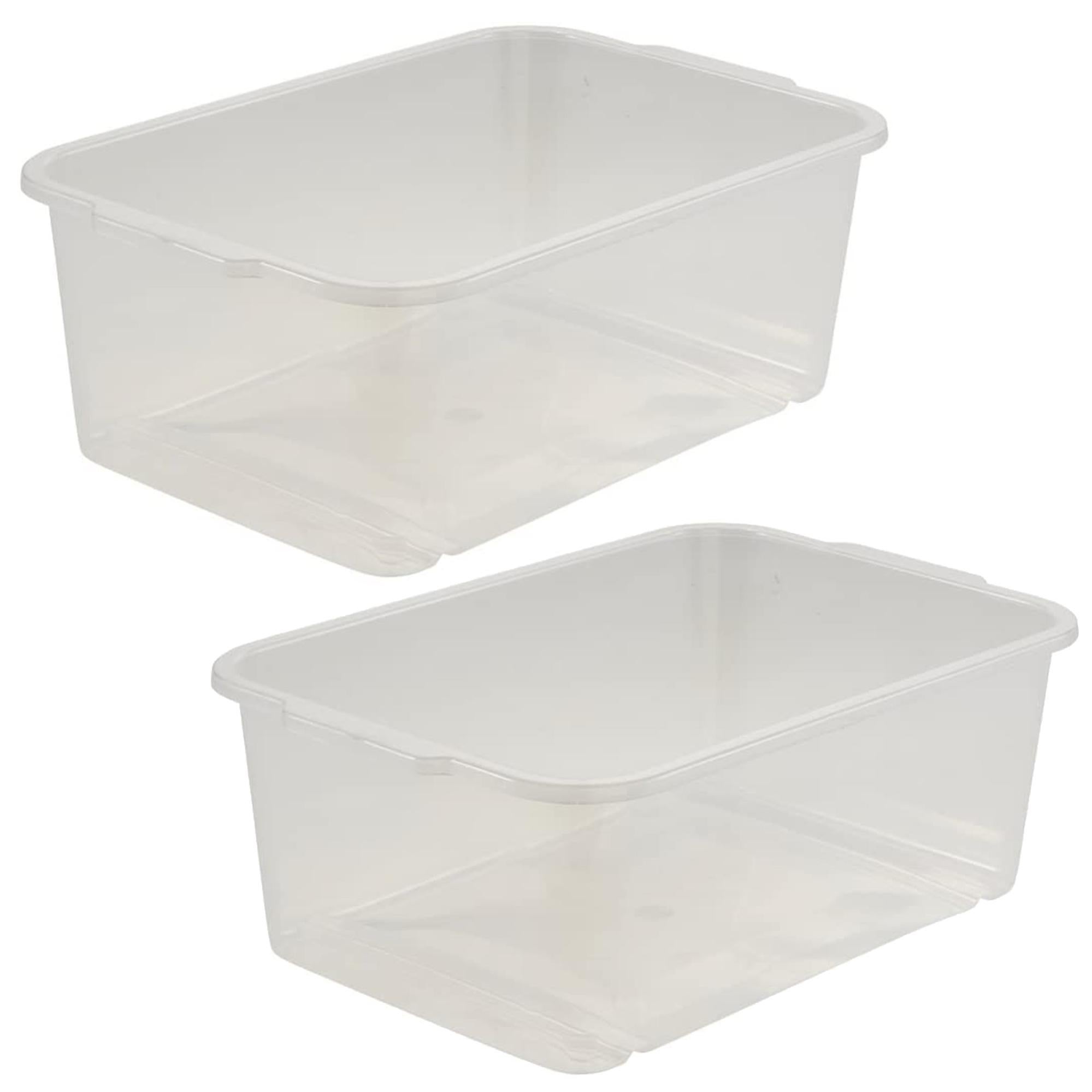 20 Scatole Portaoggetti Impilabili In Plastica Trasparente Per Scarpe E Vestiti - Design Pieghevole E Traspirante - 4