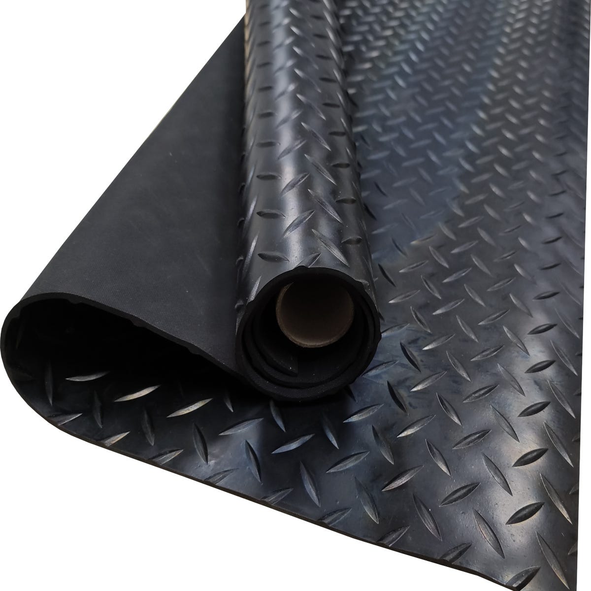 Revestimiento de Caucho Antideslizante Suelo Goma PVC (Gris-140 x 150 cm)