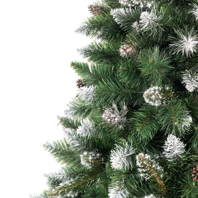 Árbol de Navidad Canadá Verde Nevado 180cm Thinia Home | Leroy Merlin