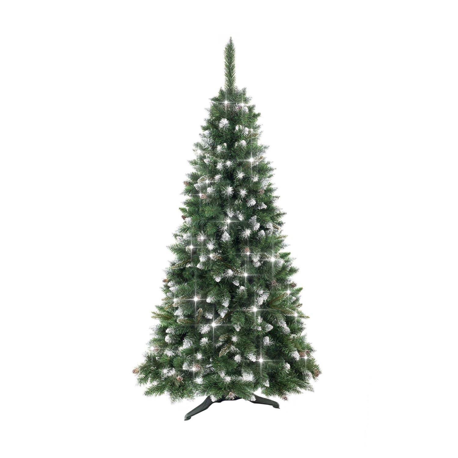 Árbol de Navidad Canadá Verde Nevado 180cm Thinia Home Leroy Merlin