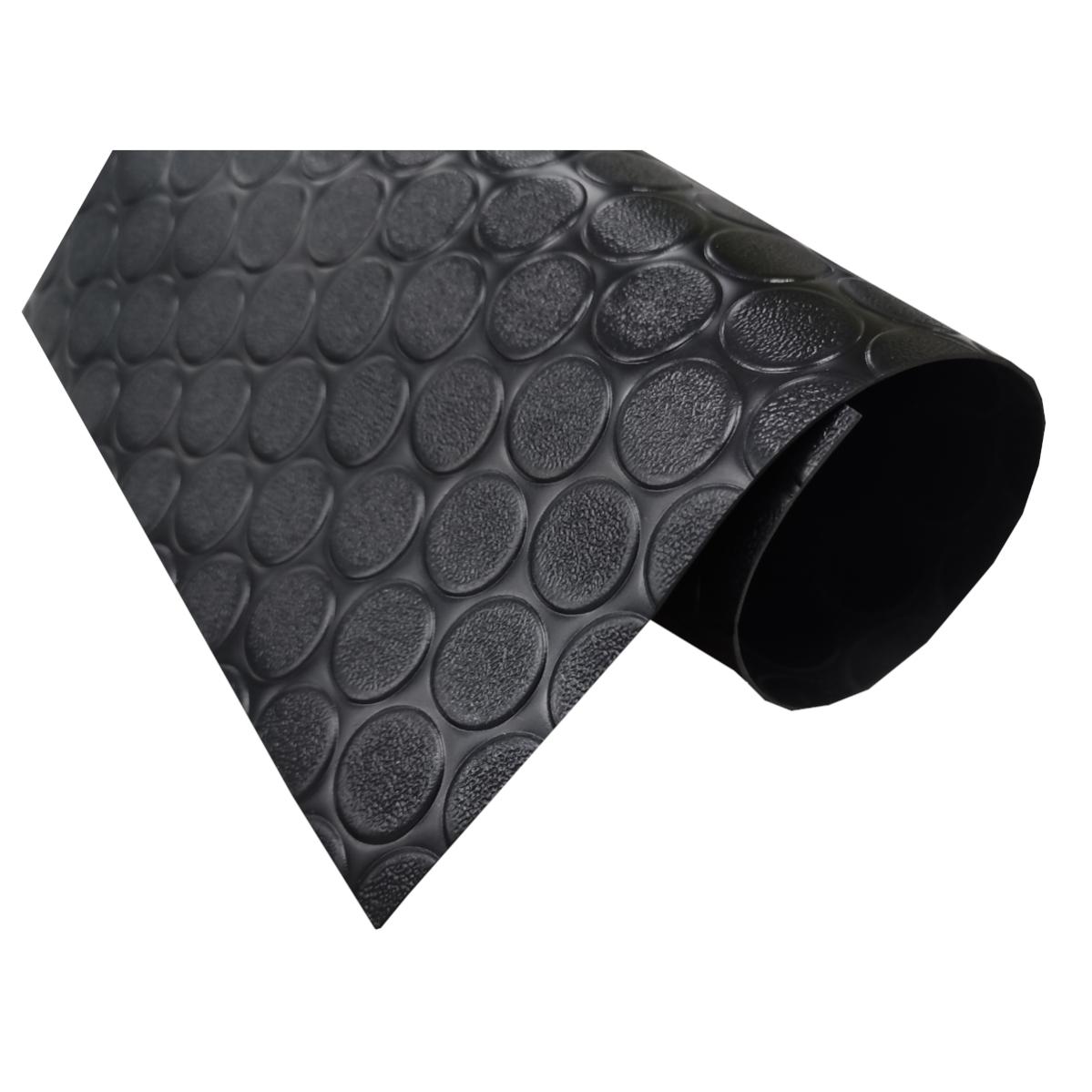Tappeto Linoleum Pavimento doppio colore Nero / Grigio Rotol