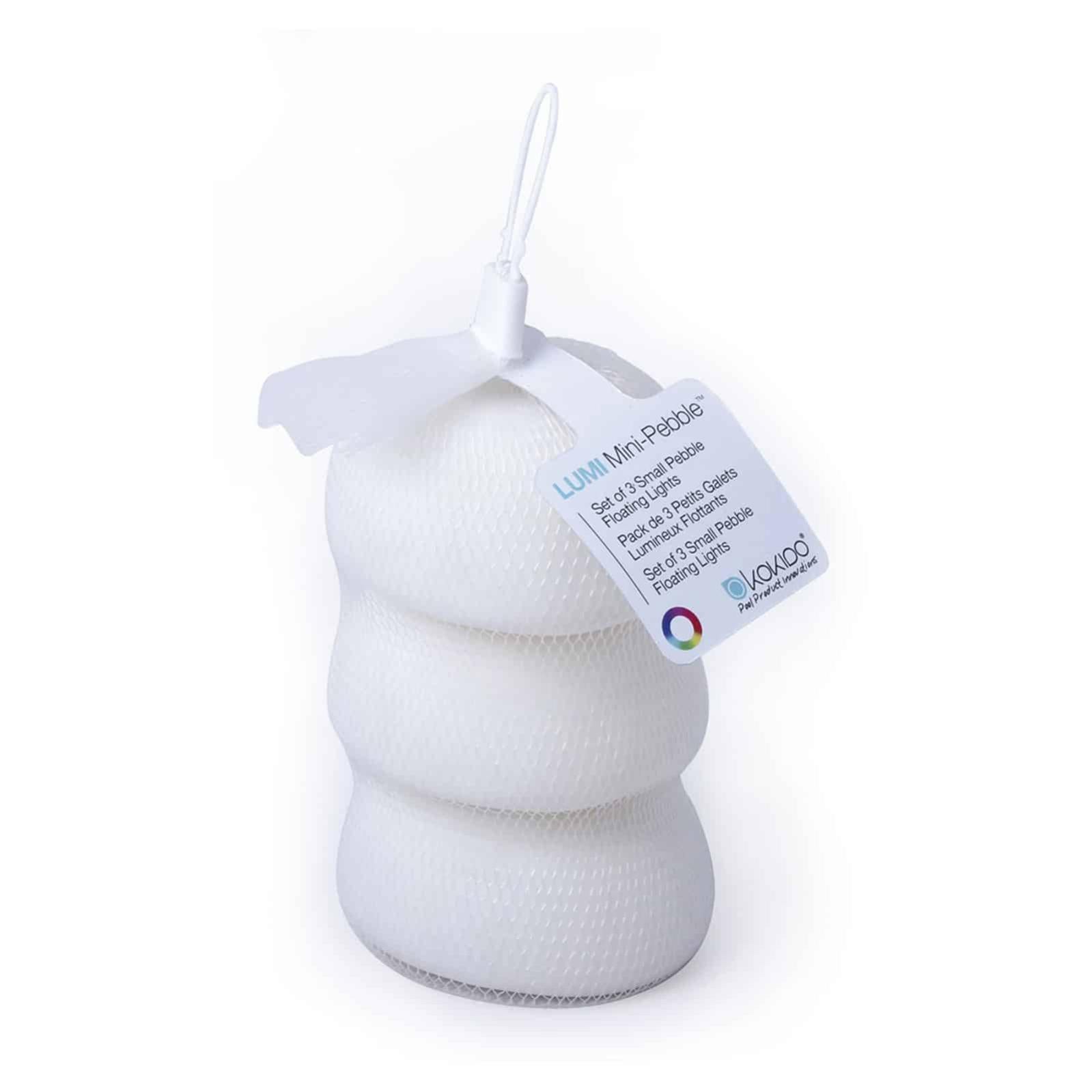 Luz Flotante Kokido Batería Diseño Imitación Piedra Blanca 8X6X4 Cm