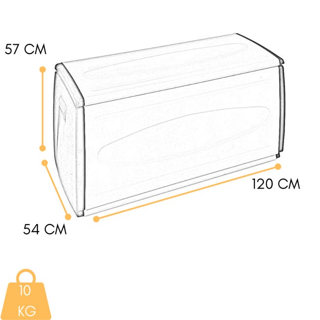 Line: Baule contenitore  Misure: 90x45x45 cm: ZJWT