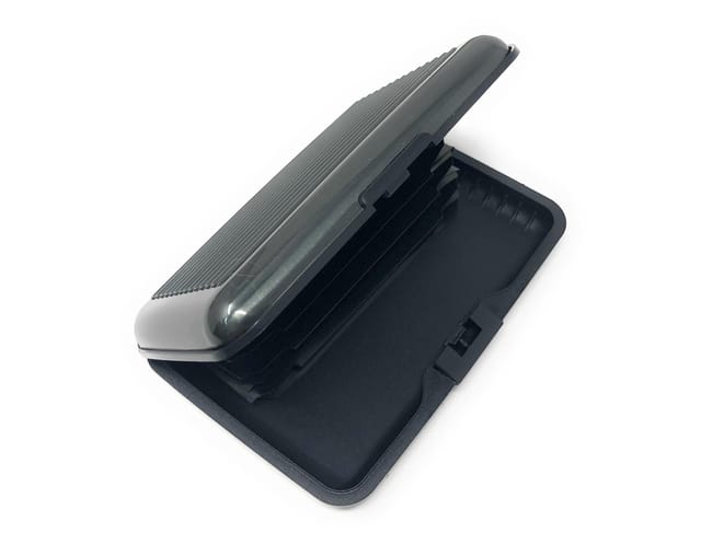 Porta Tessere E Carte Di Credito Rigido Tascabile In Alluminio Antiurto Leroy Merlin