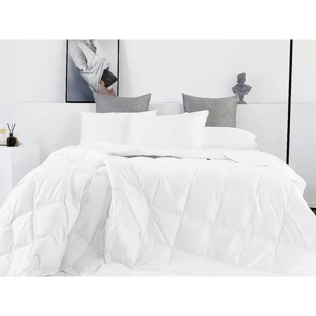 PIUMINO Letto Sintetico BIANCO INVERNALE 300 gr. mq. Caldo e