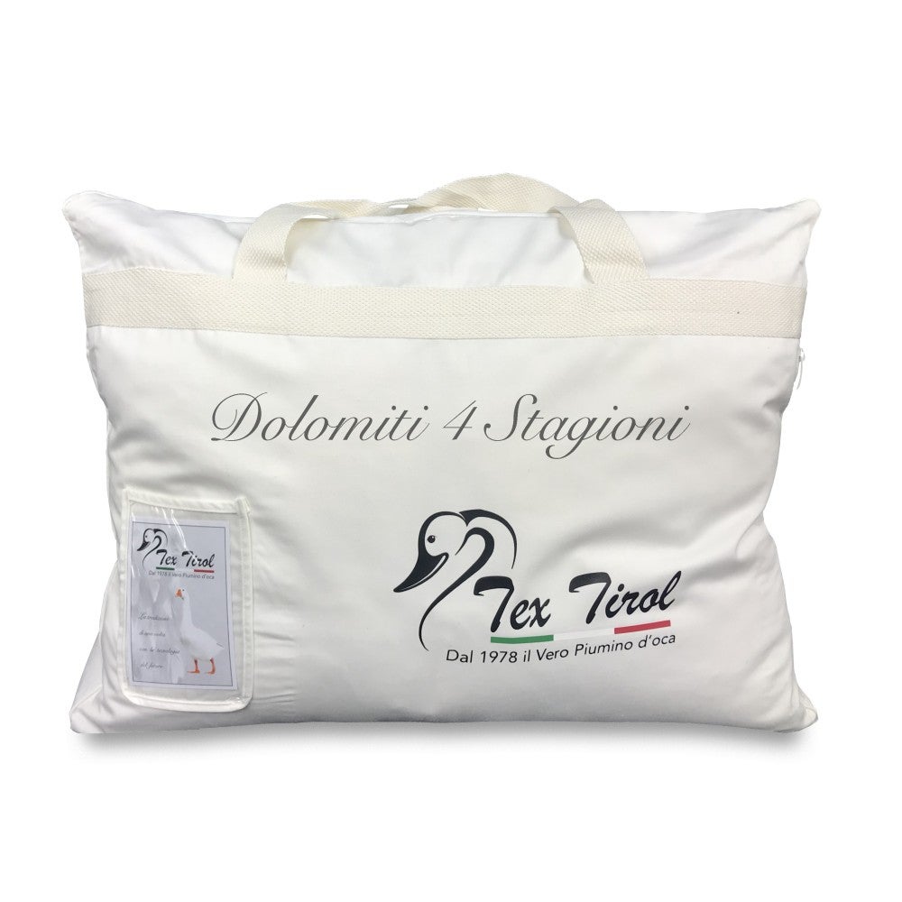 PIUMINO OCA TEX TIROL © DOLOMITI 4 Stagioni 50% PIUMINO OCA / 50% PIUMA OCA  matrimoniale Cm. 250X200