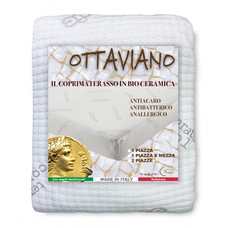 COPRIMATERASSO Antiacaro In BIOCERAMICA OTTAVIANO © 1 PIAZZA E MEZZA ...