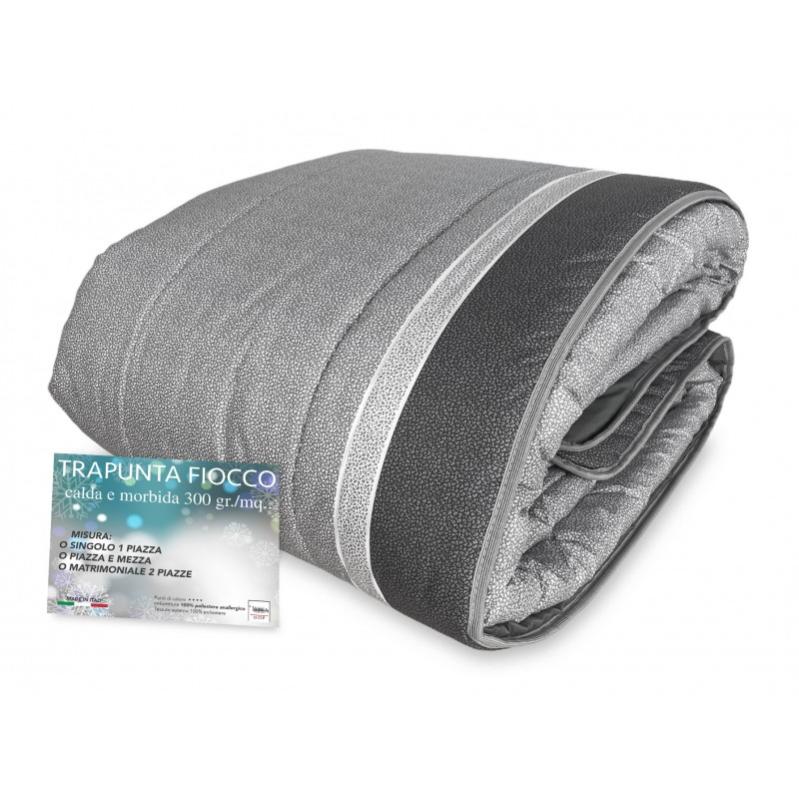 Trapunta City Grigio Invernale Microfibra Made In Italy - Maresca Home