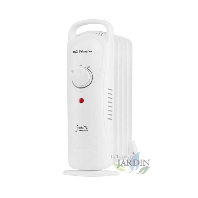 Radiador aceite junior Orbegozo 5 elementos térmicos. Potencia máxima 700 W. regulable. | Leroy Merlin