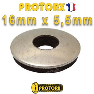 Rondelles Metal Inox M8 : Boite 30 Pcs Plate Moyenne Acier Inoxydable A2, Usage Interieur et Exterieur, Dimension : (8,4mm x 18mm x 1,5mm)