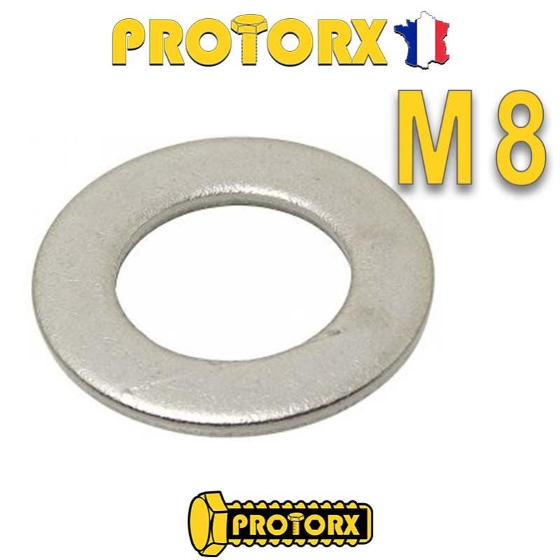 Rondelle plate étroite Z M8 mm en inox A4 Rondelle plate étroite Z M8 mm en inox A4
