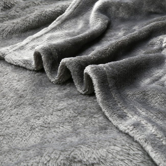 Manta de forro polar, manta mullida, cálida, supersuave, 220 x 240 cm