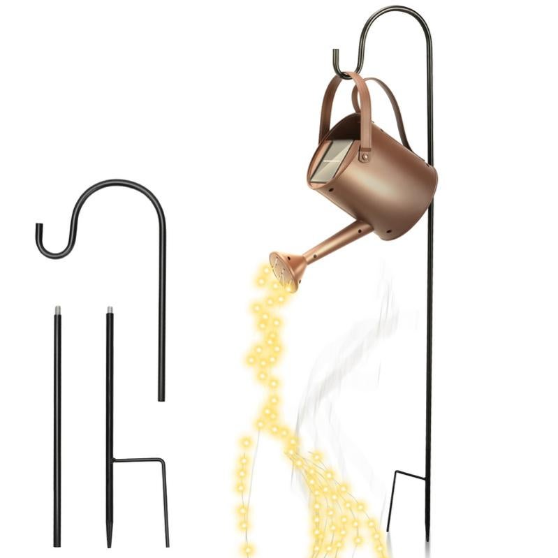 Lanterna Solare Da Interno Lampada Solare Esterna Godawn - Impermeabile IP65 Con Palo Alluminio Lanterna Solare Per Giardino Cortile Vialetto - Foto 13