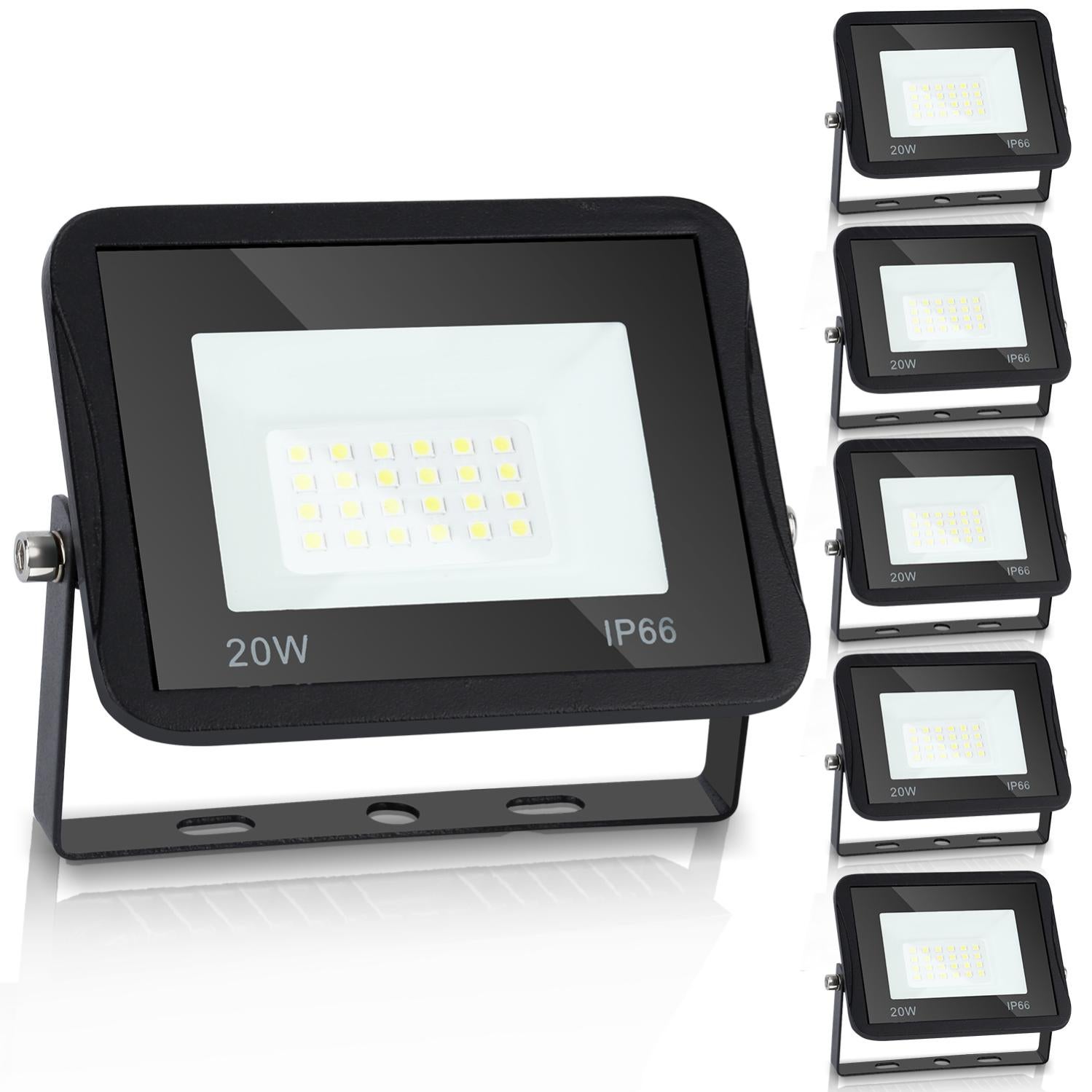 MODOAO Proiettore LED Esterno 50W - Luce Inondazione Verde 4800lm IP66 Per Giardino, Cortile E Garage - Foto 4