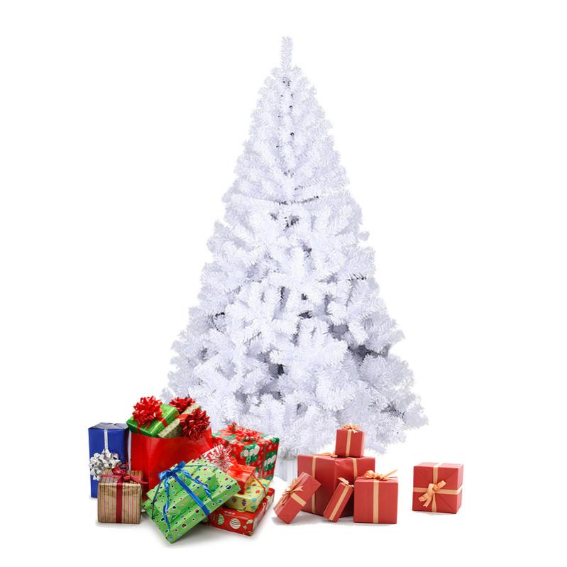 homcom Albero di Natale Artificiale con 750 Rami 80 Luci LED PVC Altezza 120cm Verde 