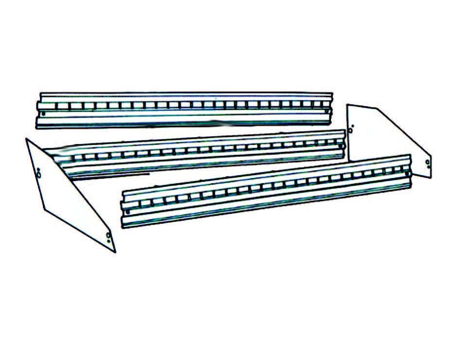 Contenitori-divisori-fascia per ripiano divisorio - cm.30