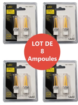 Ampoule LED G9 2,2W 2700K 473856 Calex