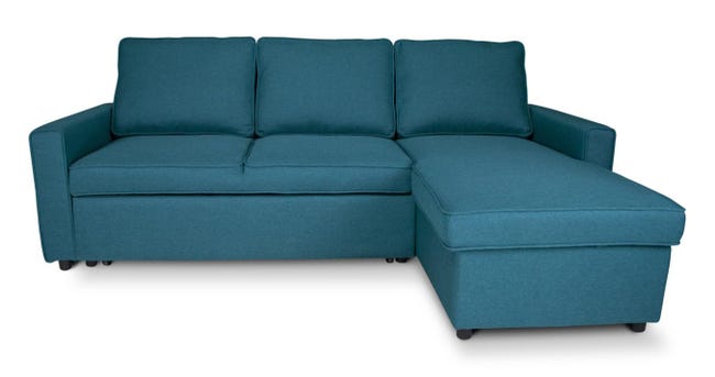 COMFORTLY Fodera per divano letto ad angolo, di ricambio, realizzata a mano, compatibile con divano letto ad angolo Manstad, solo per coprire ( resistente, antracite COMFORTLY Fodera per divano letto ad angolo, di ricambio, realizzata a mano, compatibile con divano letto ad angolo Manstad, solo per coprire ( resistente, antracite