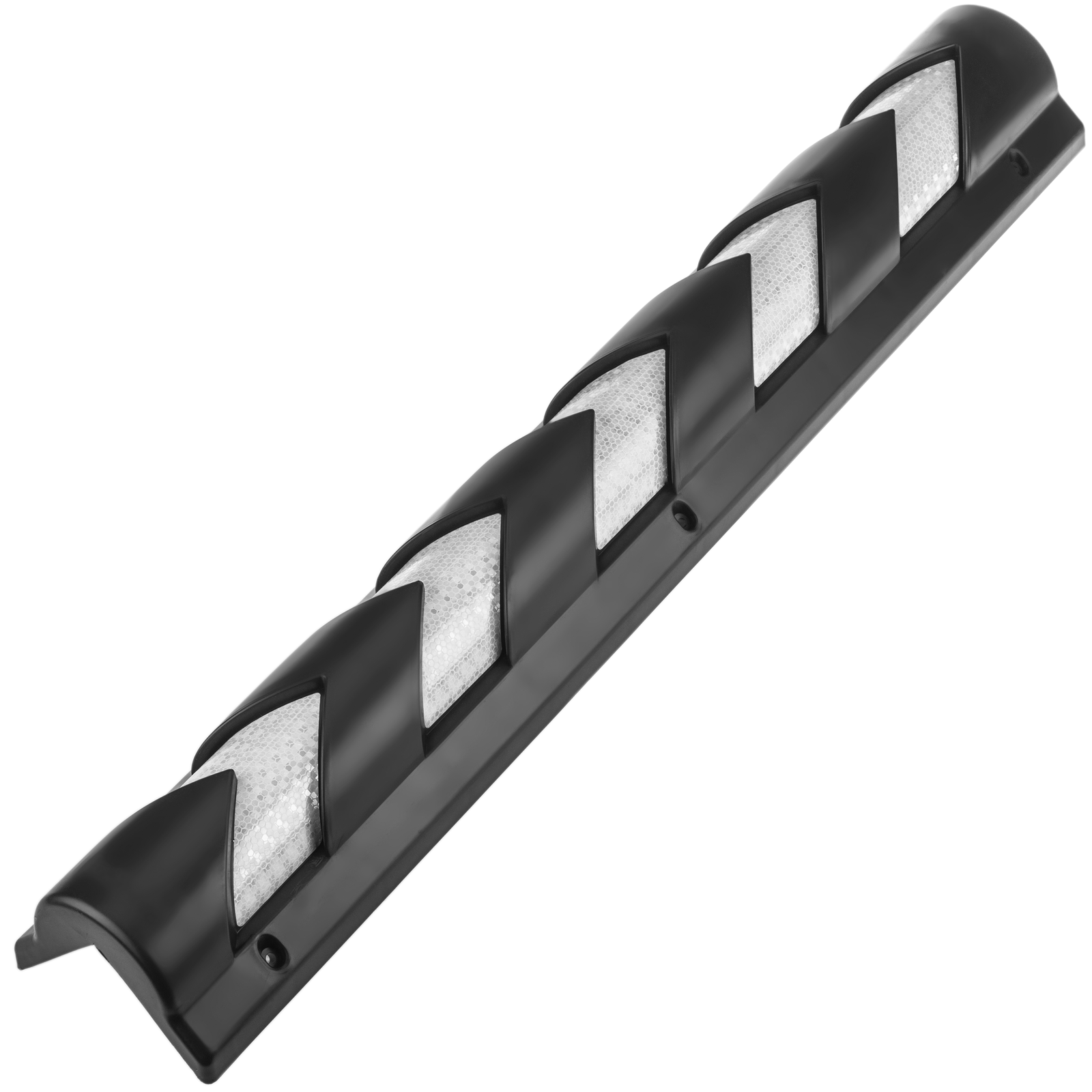 marrón Cumplir Similar Protector de plástico reflectante de 89 cm para esquinas en color negro y  blanco | Leroy Merlin