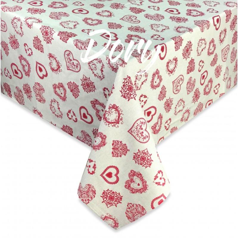 TOVAGLIA DORY tirolese VALBADIA in cotone Cm. 140x140 x4 persone
