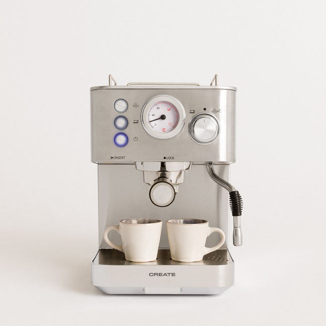 THERA RETRO GLOSS - Máquina de café expresso com acabamento
