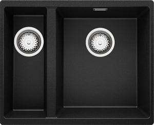 Lava-louças cozinha preto 58 x 53 cm, lava-louça de granito 1 seio kit de  drenagem torneira, lava-louça para móveis 60 cm, lava-louça com papel  principal : : Bricolage e Ferramentas