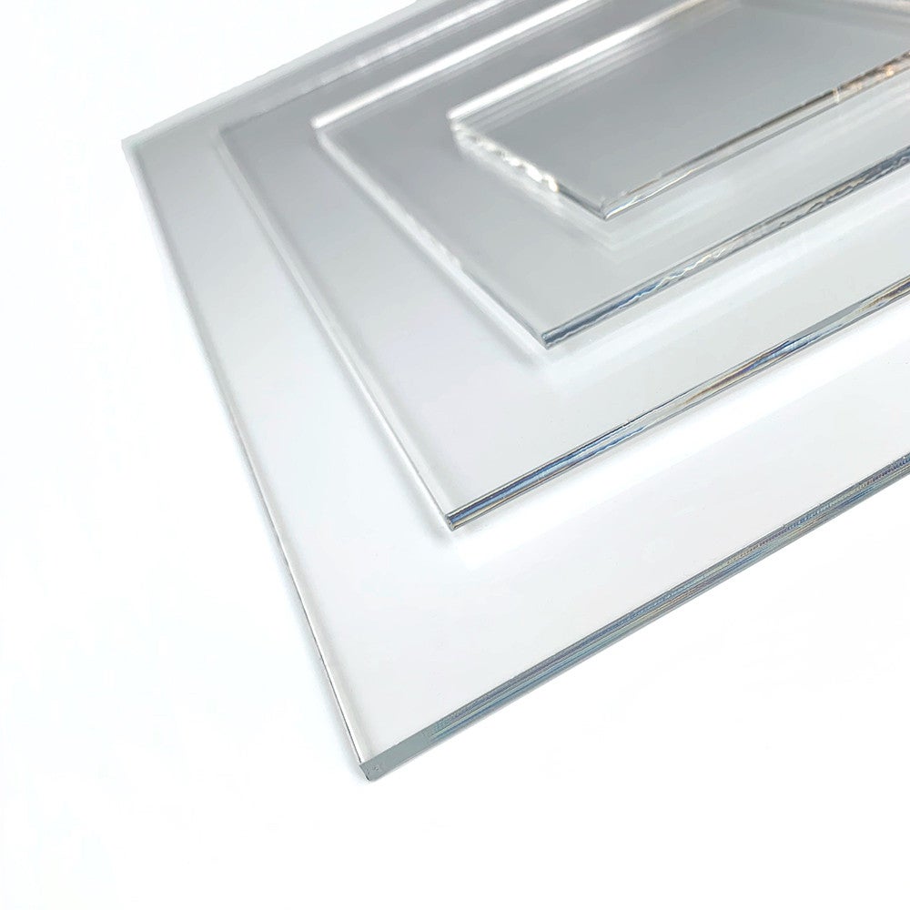 projets d'affichage Feuille de plexi acrylique transparent moulé 0,3 m x 0,3 m artisanat 1 pièce 30,5 cm x 30,5 cm Panneau en plastique de 12 mm pour enseignes bricolage 